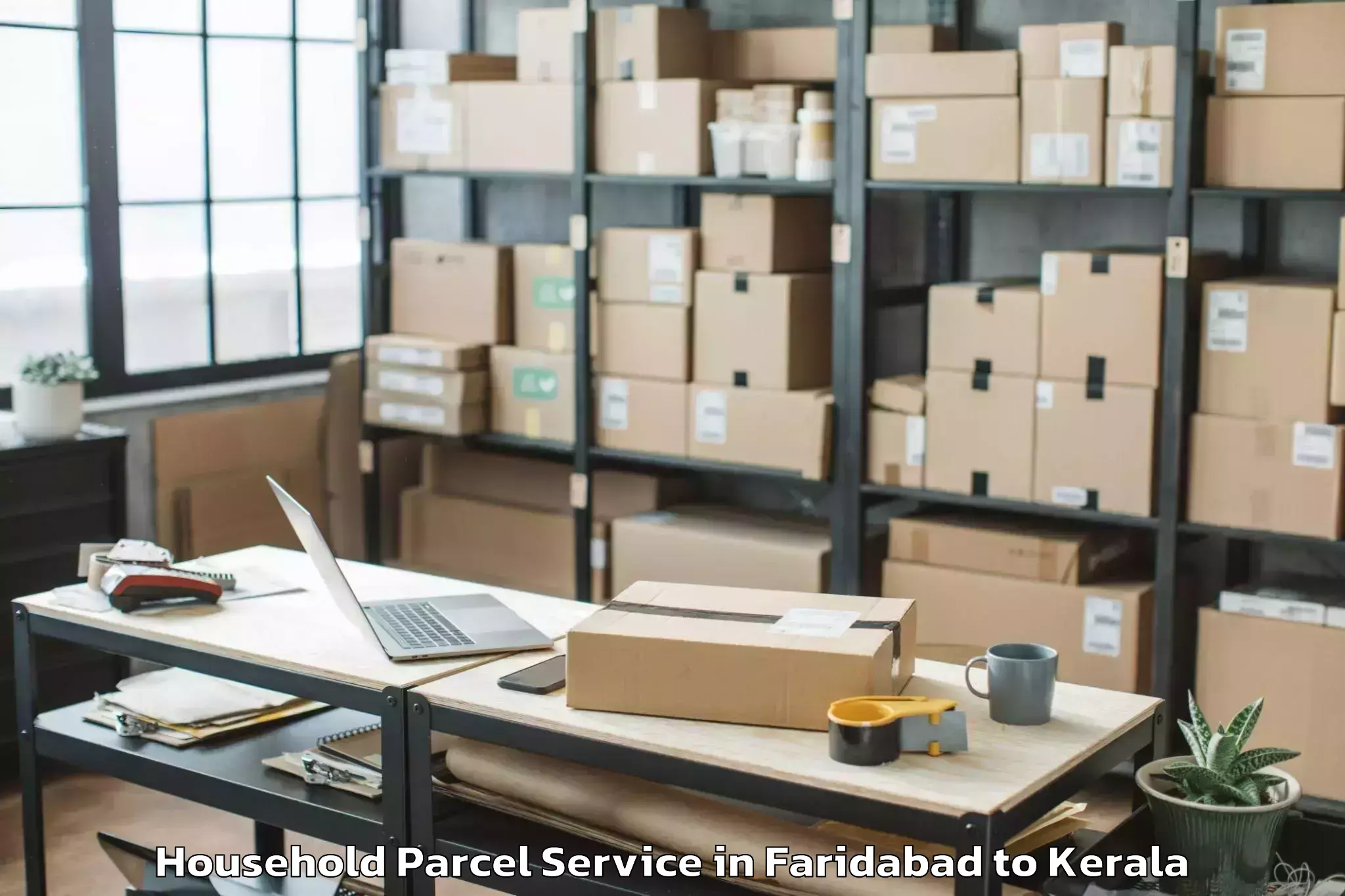 Reliable Faridabad to Rp Mall Kollam Household Parcel